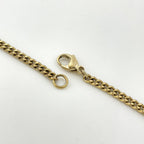 Chanel CC Logo Flower Motif Necklace Color Stone Gripoix Gold Plated Black — view 3