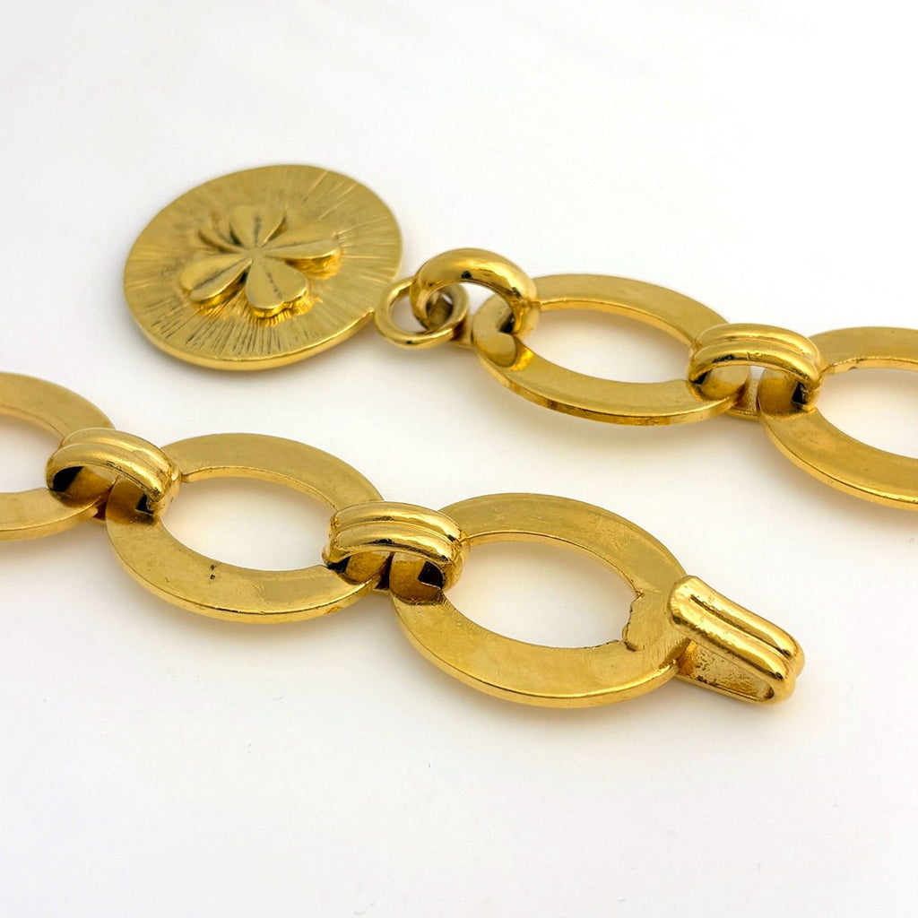 Chanel Clover Chain Belt Gold Plated — view 2