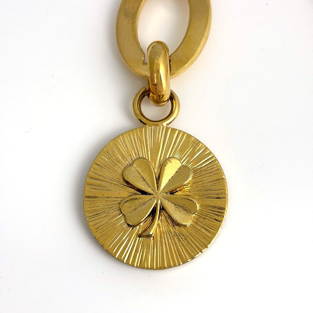 Chanel Clover Chain Belt Gold Plated — view 3