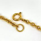 Chanel CC Logo Chain Necklace Round Long Gold Plated — view 3