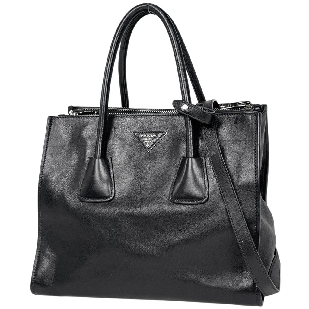 Prada Tote 2-Way Leather Nero