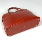 Hermes Bolide 35 2-Way Handbag Box Calf Red Brown — view 2