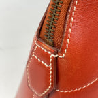 Hermes Bolide 35 2-Way Handbag Box Calf Red Brown — view 4