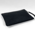 Saint Laurent Rive Gauche Clutch Canvas Black — view 2