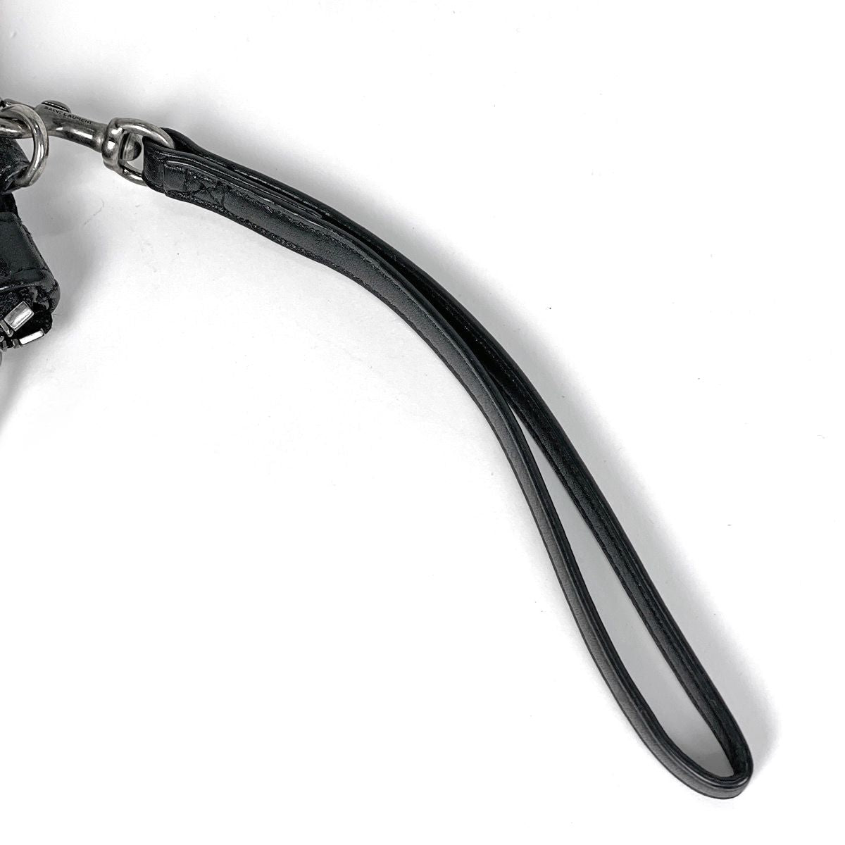 Saint Laurent Rive Gauche Clutch Canvas Black — view 4
