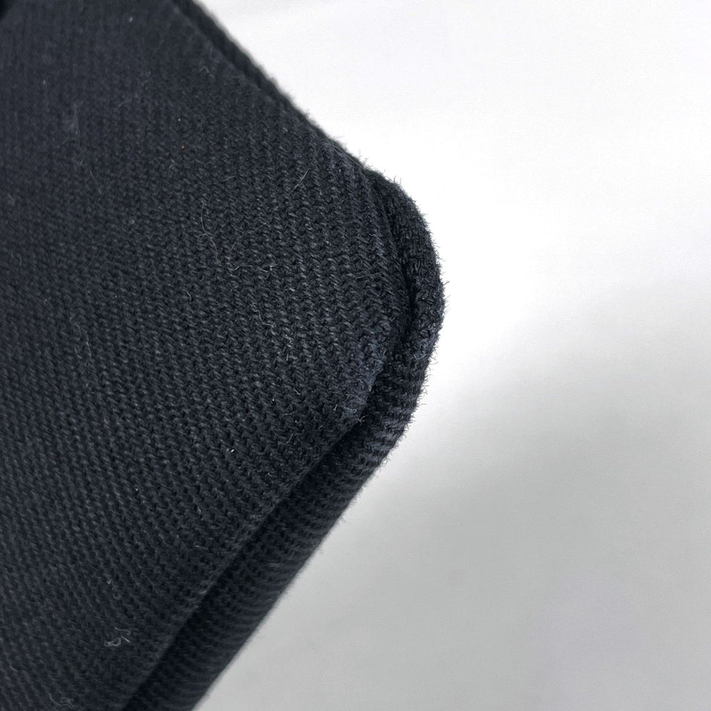 Saint Laurent Rive Gauche Clutch Canvas Black — view 3