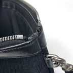 Saint Laurent Rive Gauche Clutch Canvas Black — view 5