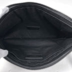 Saint Laurent Rive Gauche Clutch Canvas Black — view 6