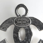 Chanel CC Logo Earrings Swing Silver Plated — view 5