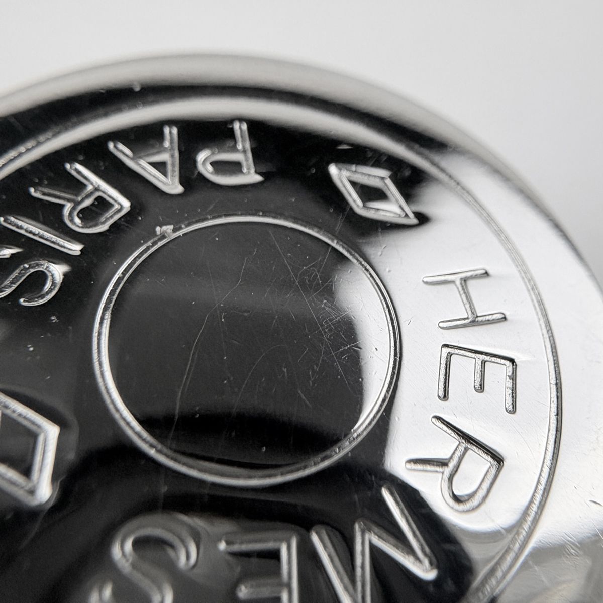 Hermes Series Earrings Coin Round Silver Plated — view 4