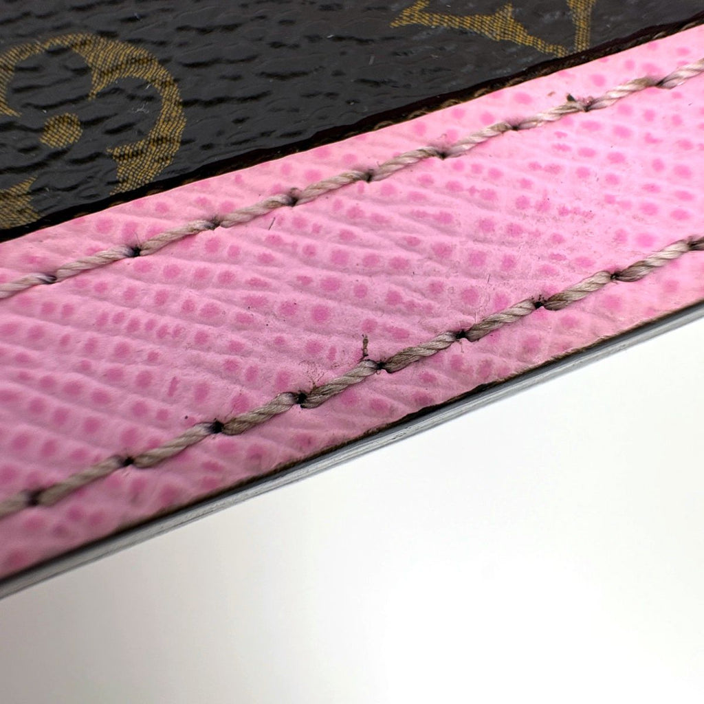 Louis Vuitton Cles BB Alma Key Holder Monogram Brown Pink — view 4