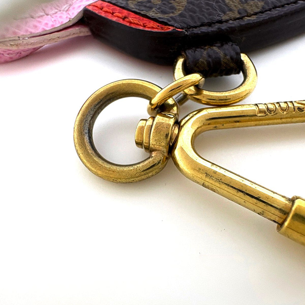 Louis Vuitton Cles BB Alma Key Holder Monogram Brown Pink — view 6