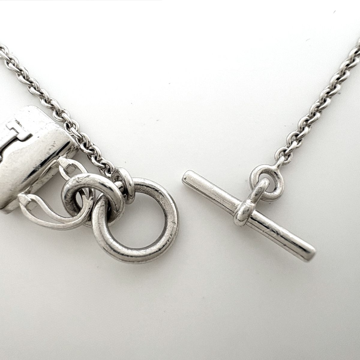 Hermes Amulet Constance Necklace 925 Sterling Silver — view 3