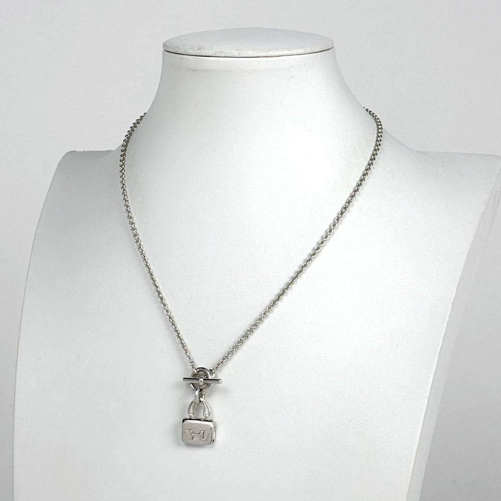 Hermes Amulet Constance Necklace 925 Sterling Silver — view 5
