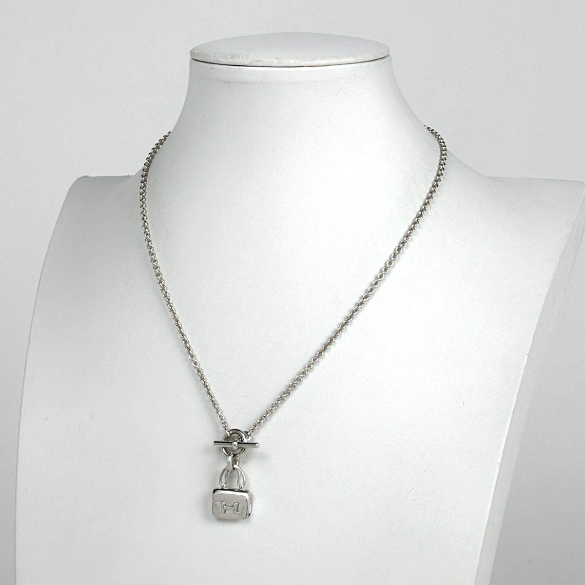 Hermes Amulet Constance Necklace 925 Sterling Silver — view 5
