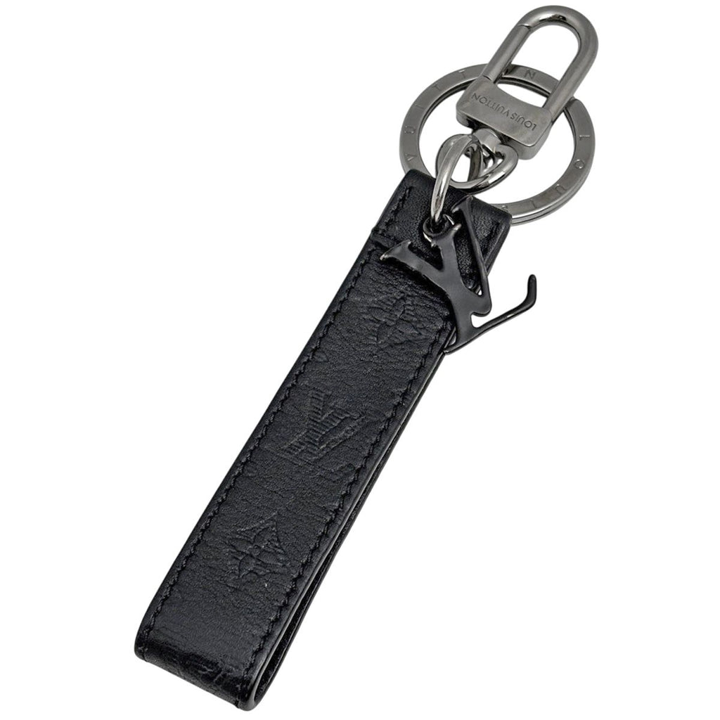 Louis Vuitton Key Holder Dragonne Monogram Shadow Leather Noir