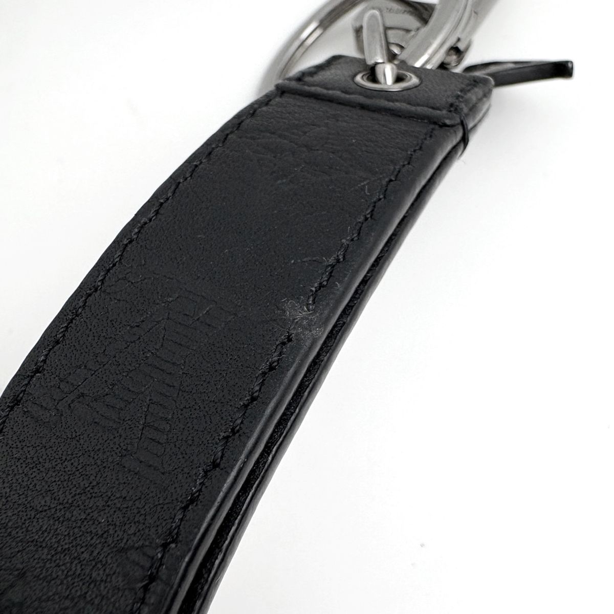 Louis Vuitton Key Holder Dragonne Monogram Shadow Leather Noir — view 3