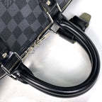 Louis Vuitton Keepall Bandouliere 45 Boston Bag Damier Graphite Noir — view 6
