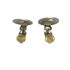 Chanel Earrings CC Logo Silver Black Croisiere — view 3