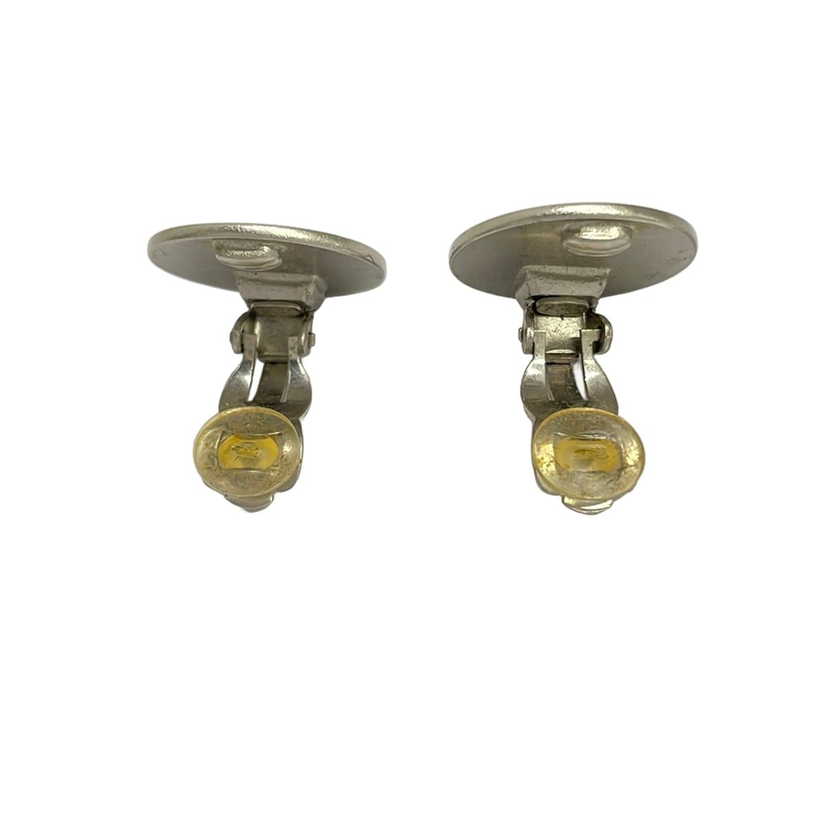 Chanel Earrings CC Logo Silver Black Croisiere — view 3