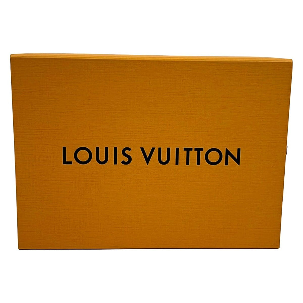 Louis Vuitton Sneakers 36.5 Time Out Line White Dark Brown Leather — view 7