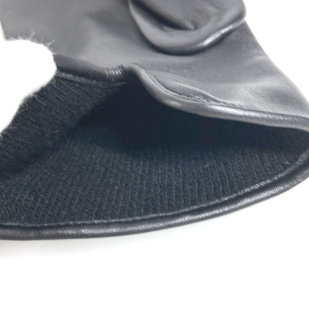 Louis Vuitton Gloves LV Blason Leather Black — view 3