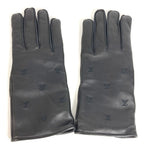 Louis Vuitton Gloves LV Blason Leather Black