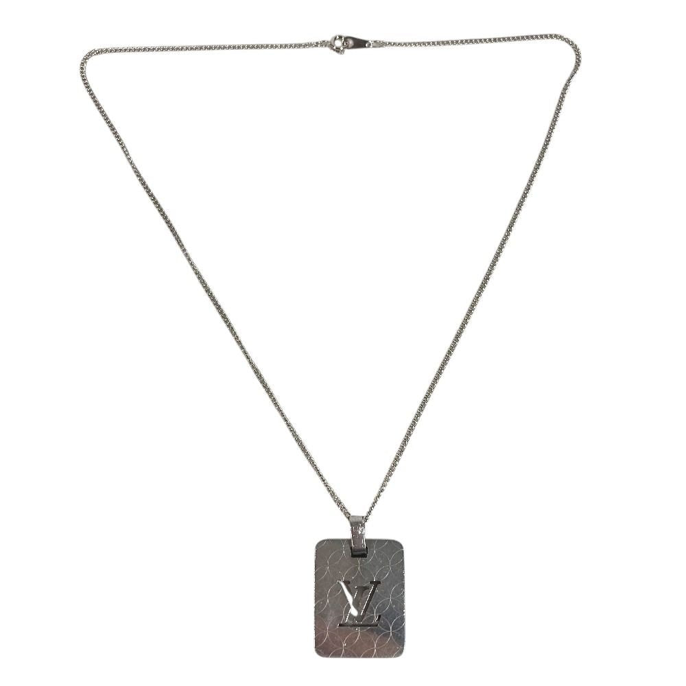 Louis Vuitton Necklace Pendentif PM SS Silver — view 3