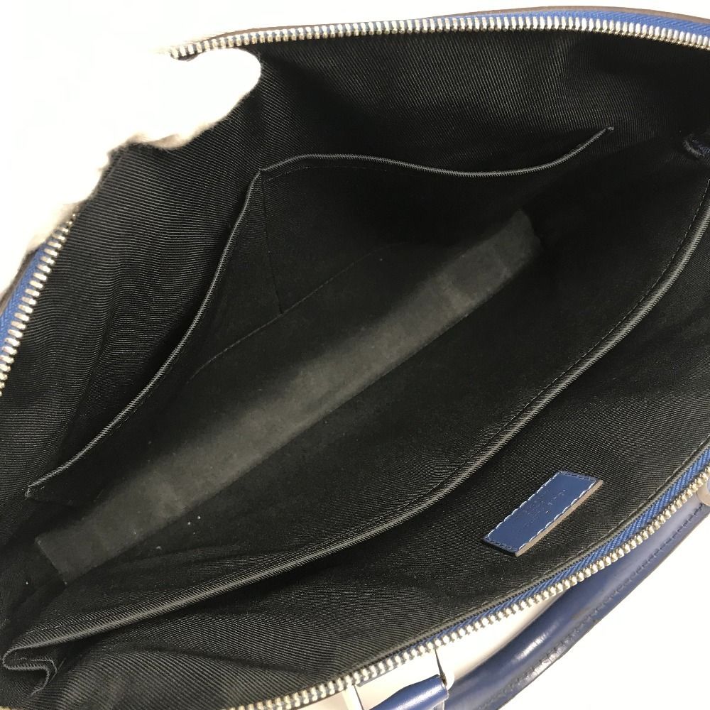 Louis Vuitton Business Bag Oliva Epi Leather Blue — view 5