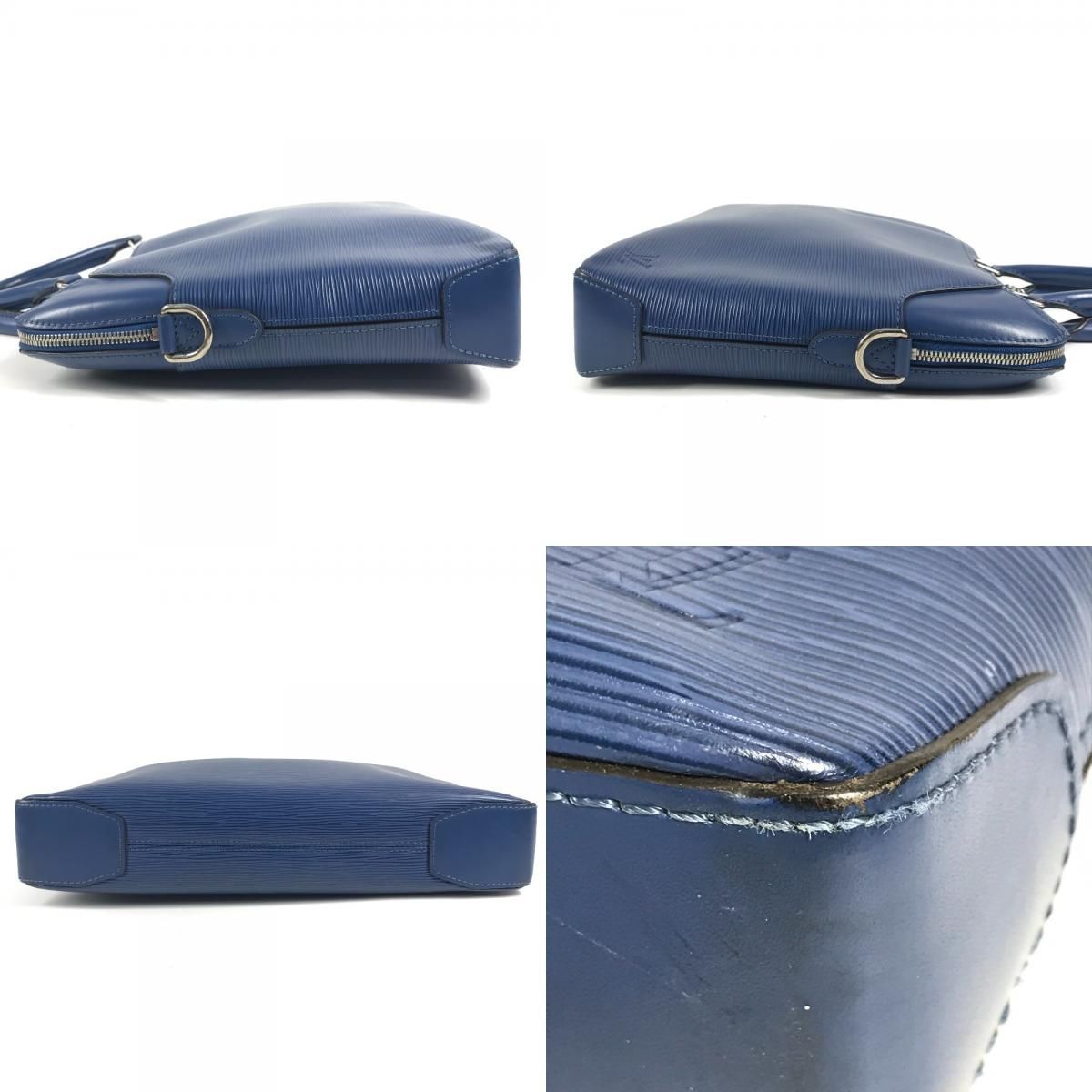 Louis Vuitton Business Bag Oliva Epi Leather Blue — view 8