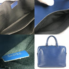 Louis Vuitton Business Bag Oliva Epi Leather Blue — view 7