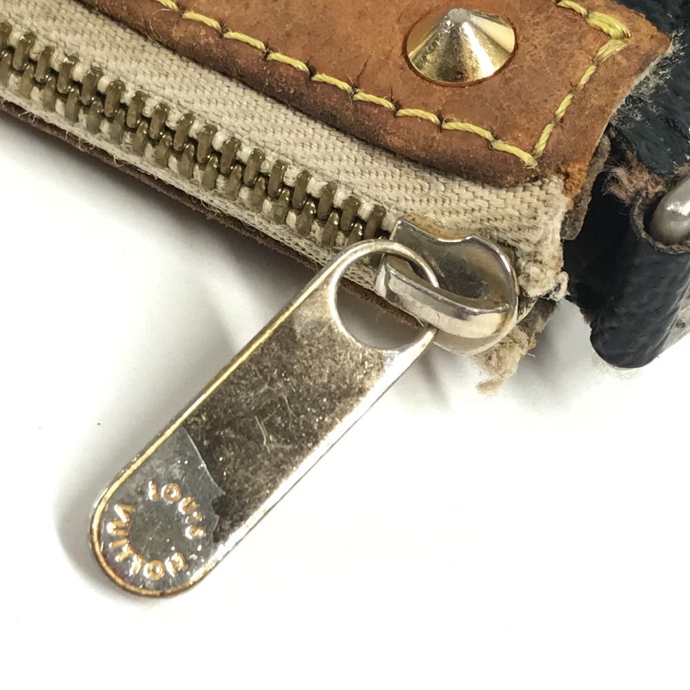 Louis Vuitton Shoulder Bag Pochette Monogram Multicolor Canvas Noir Black — view 3