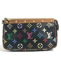 Louis Vuitton Shoulder Bag Pochette Monogram Multicolor Canvas Noir Black