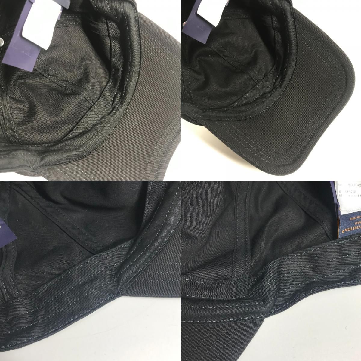 Louis Vuitton Cap LV League Cotton Black — view 8
