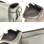 Louis Vuitton Shoulder Bag Roman MM Taiga Leather Glacier Gray — view 8