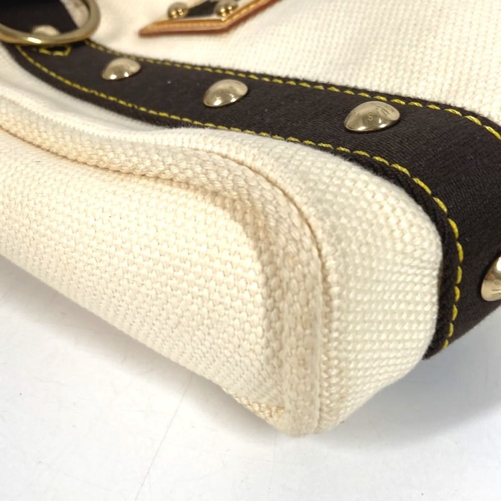 Louis Vuitton Handbag Cabas PM Canvas White — view 4
