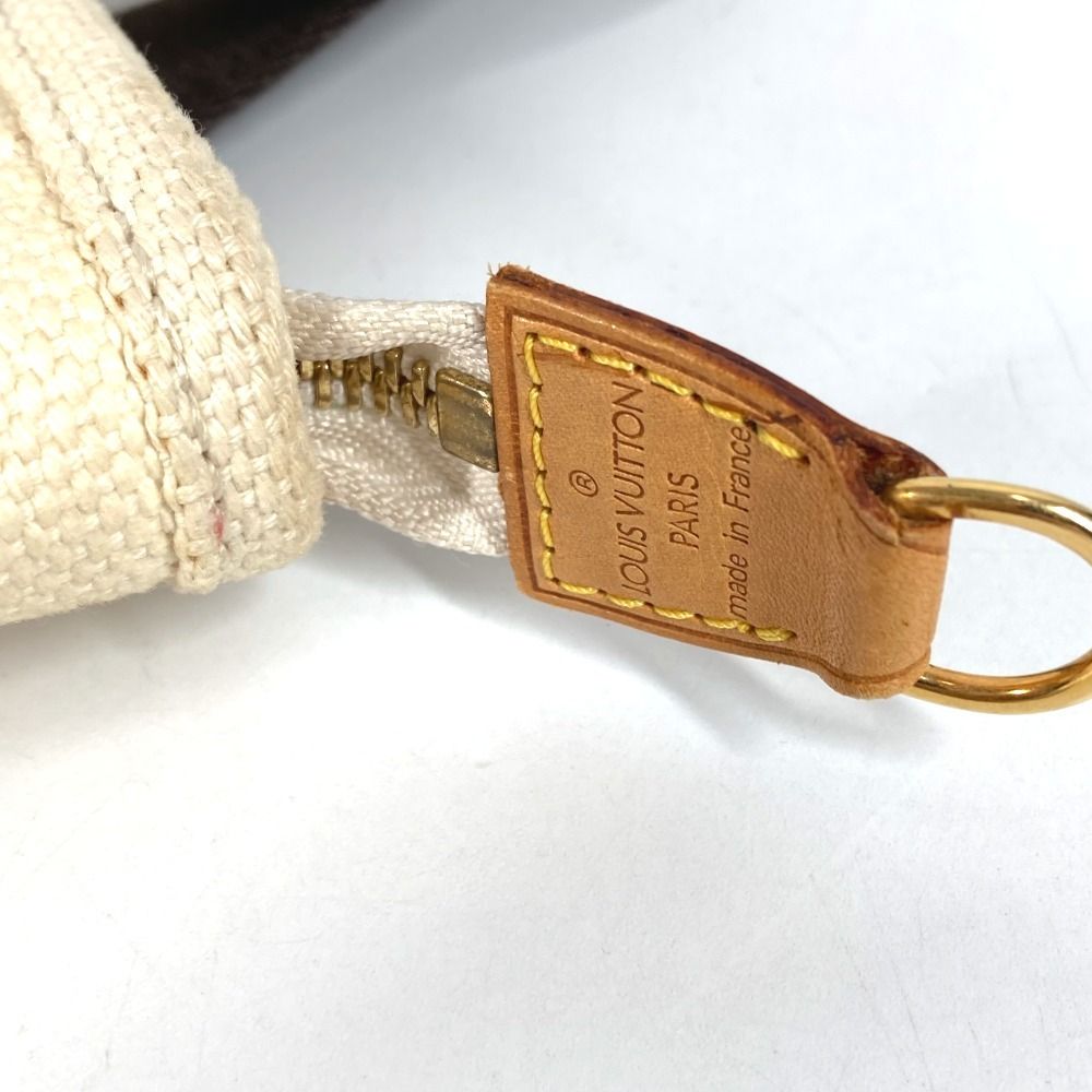 Louis Vuitton Handbag Cabas PM Canvas White — view 8