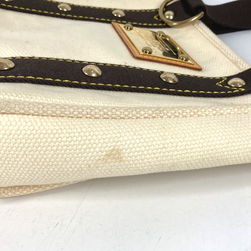 Louis Vuitton Handbag Cabas PM Canvas White — view 7