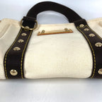 Louis Vuitton Handbag Cabas PM Canvas White — view 5