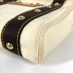 Louis Vuitton Handbag Cabas PM Canvas White — view 6