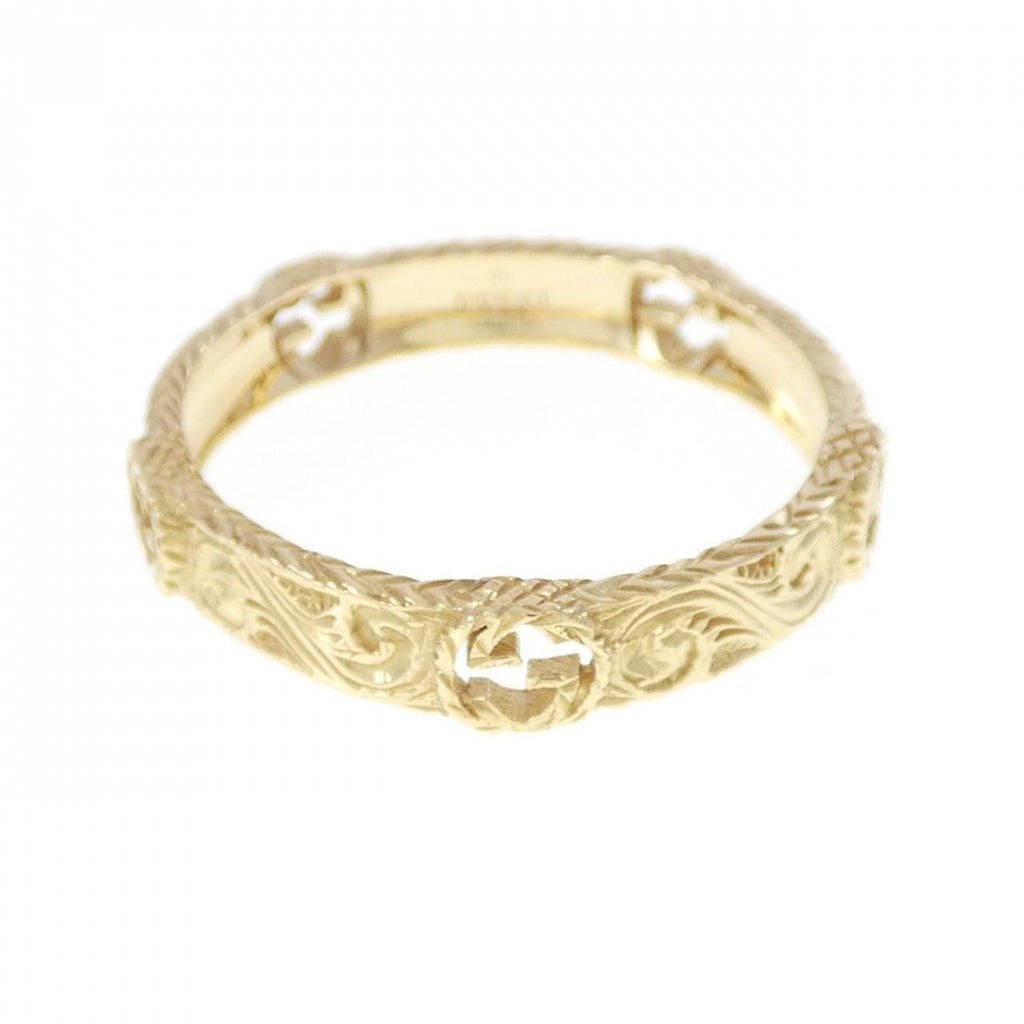 Gucci Interlocking Ring Gold — view 2