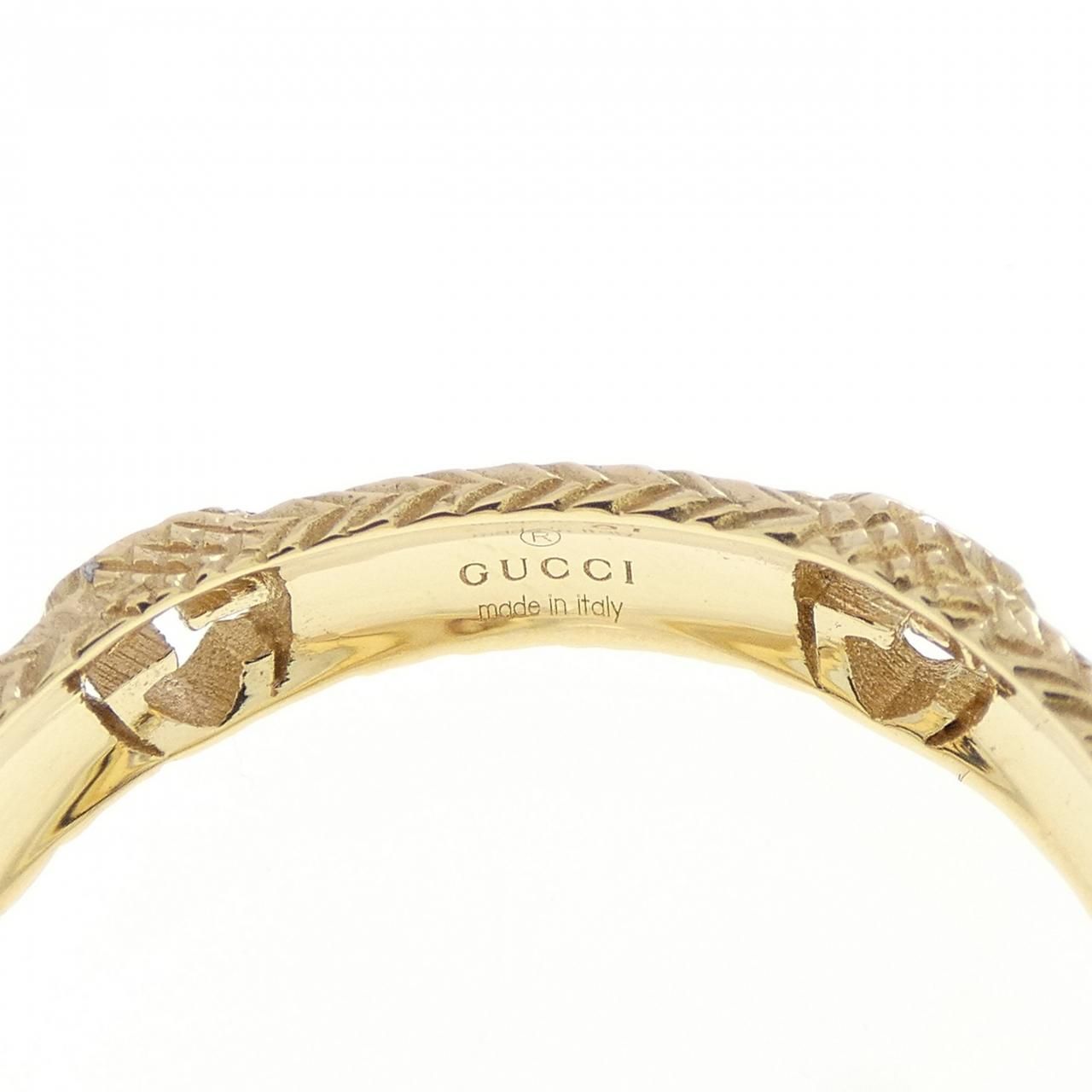Gucci Interlocking Ring Gold — view 3