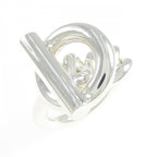 Hermes Croisette Ring Silver