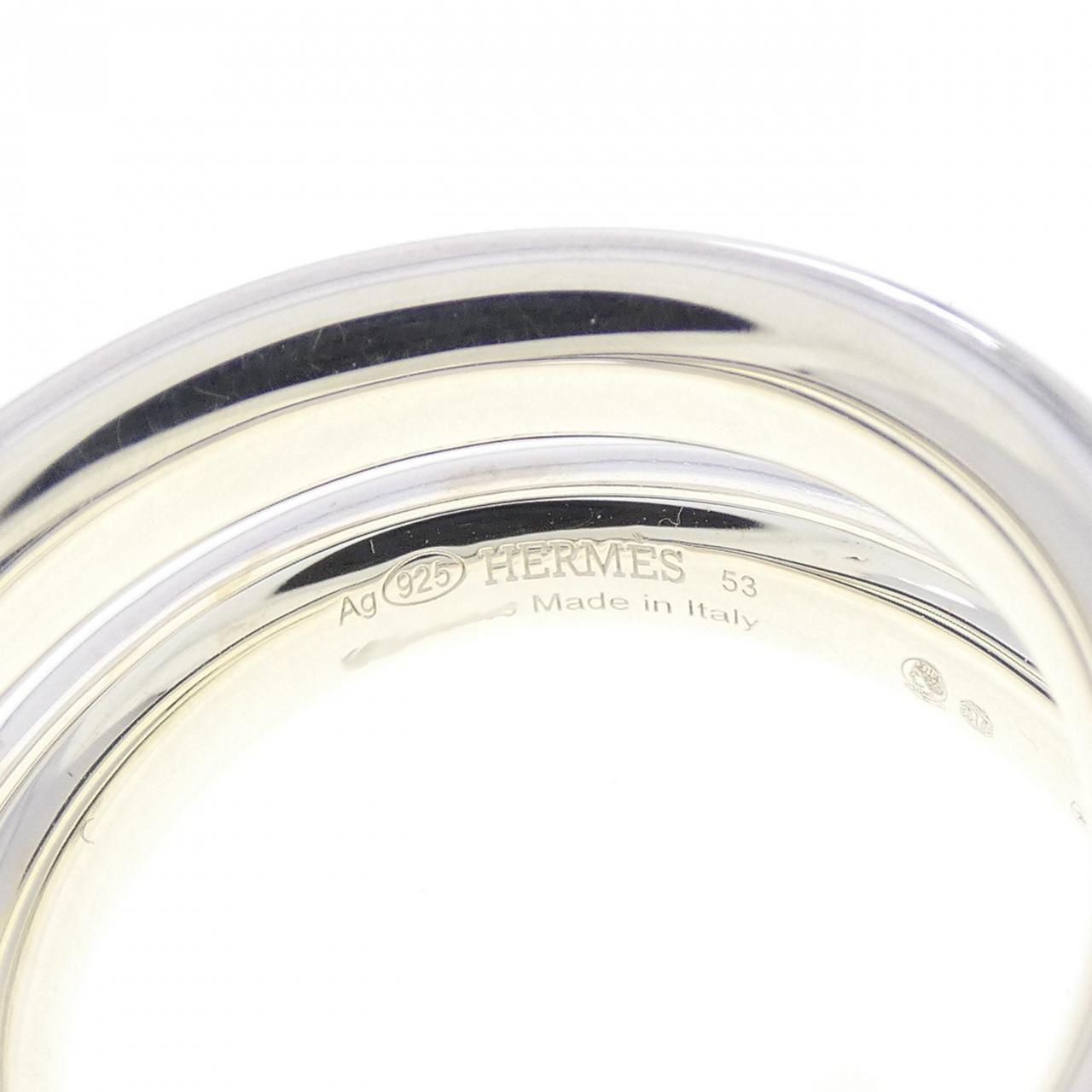 Hermes Vertiges Ring Silver — view 4