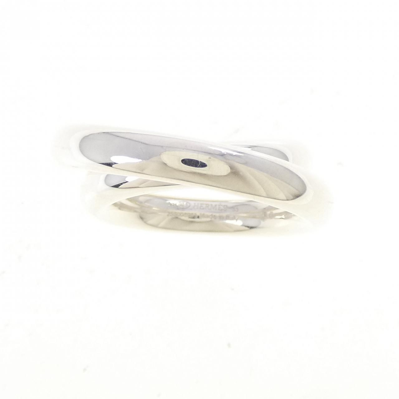 Hermes Vertiges Ring Silver — view 2