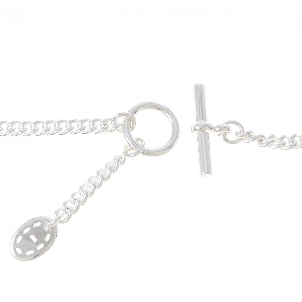 Hermes Pointier Necklace Silver — view 4