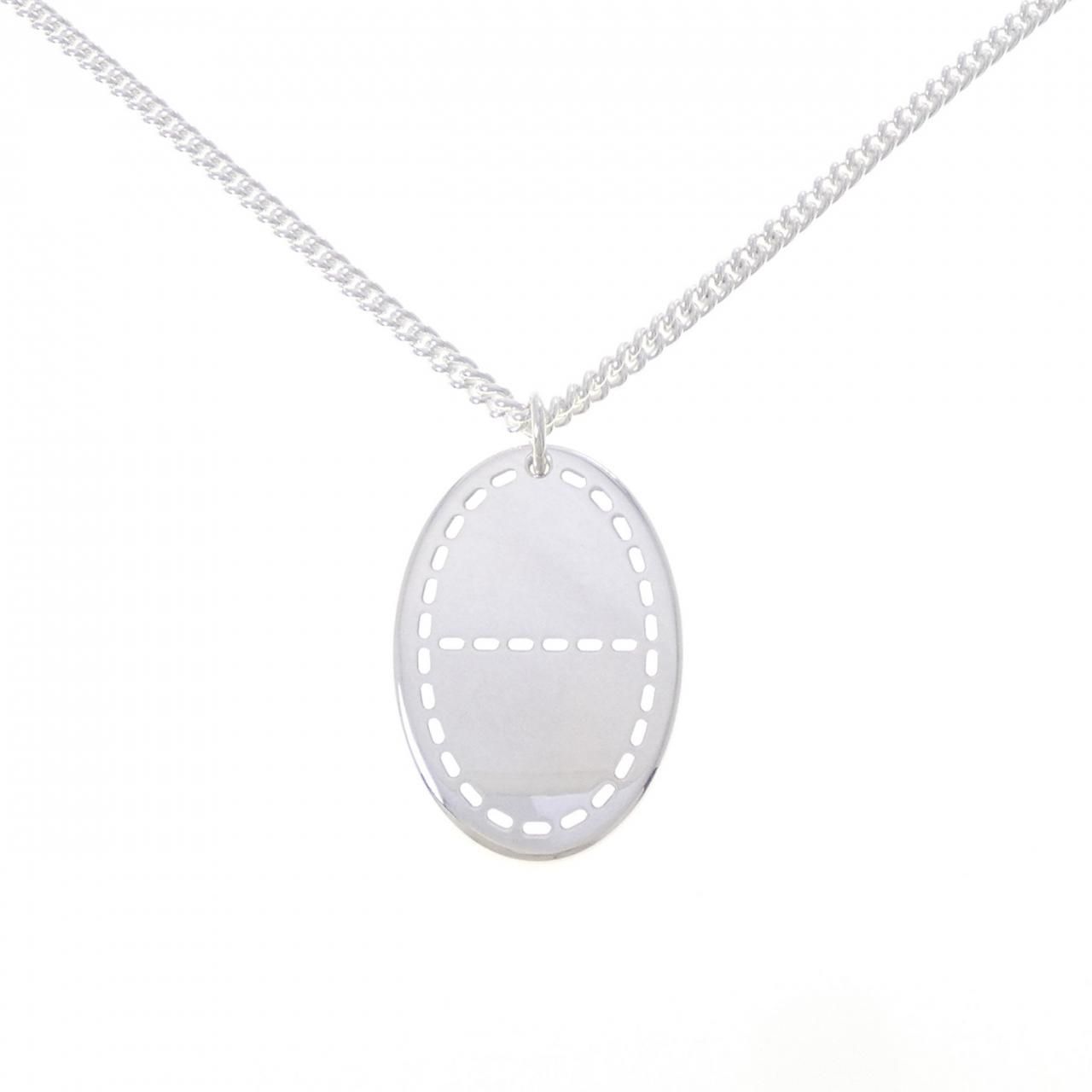 Hermes Pointier Necklace Silver