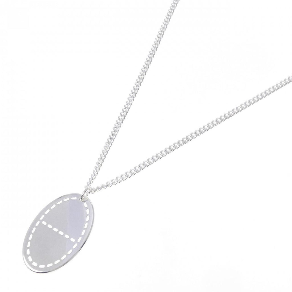 Hermes Pointier Necklace Silver — view 2