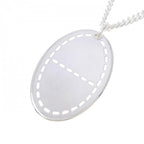 Hermes Pointier Necklace Silver — view 3