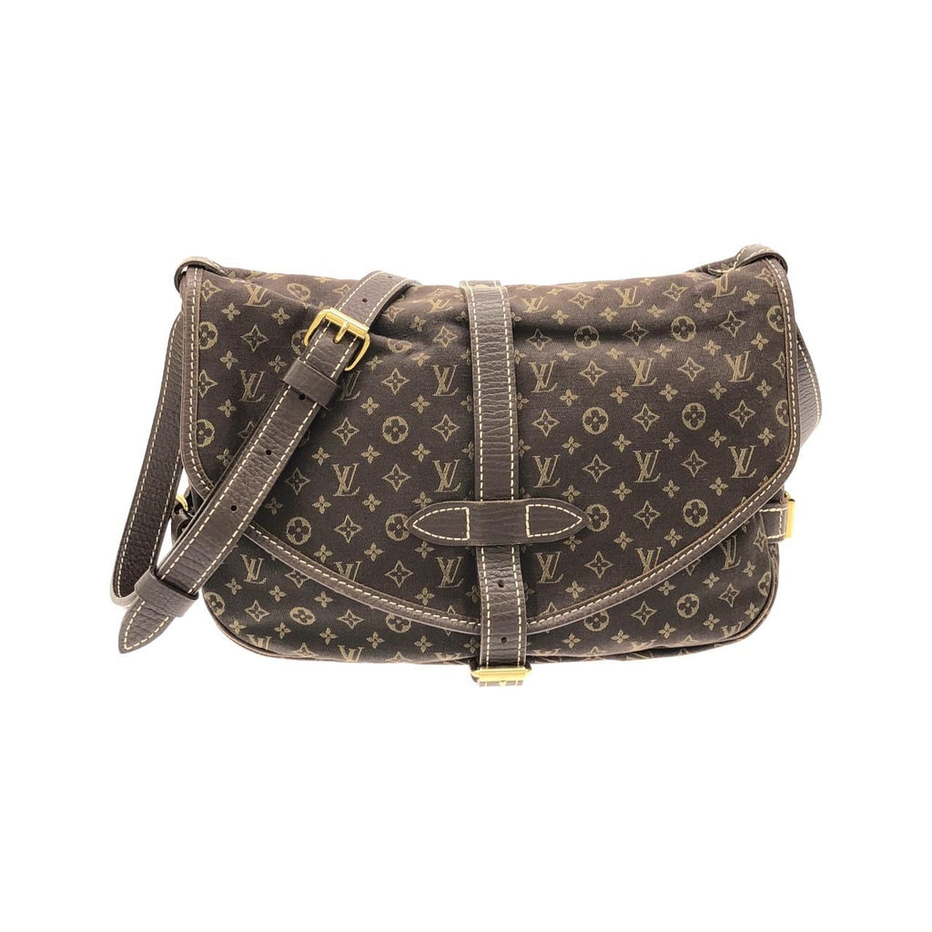 Louis Vuitton Monogram Mini Lin Saumur 30 cm